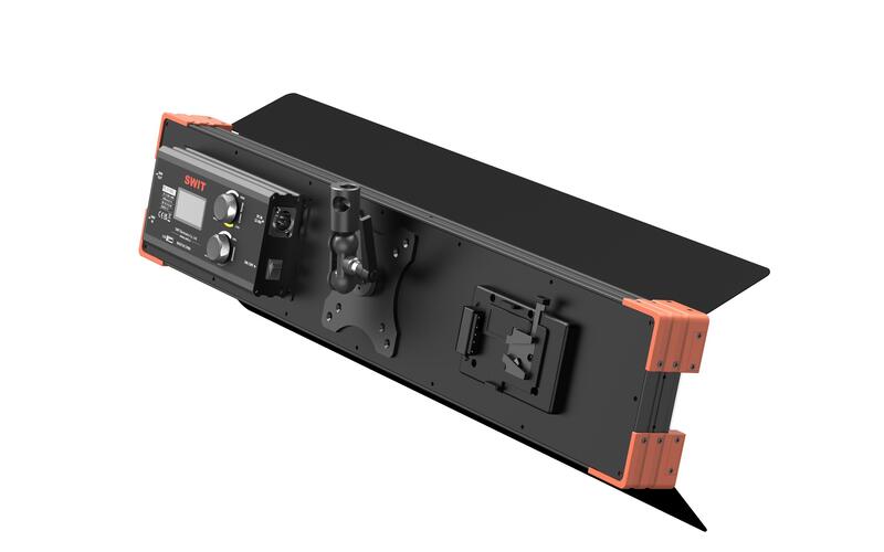 SWIT PL-S150L | 8:1 150W super-bright Soft Panel LED Light, 4800Lux, V-Mount, DMX, also ideal for 4K shooting, SWIT Free Design for Lighting Studios