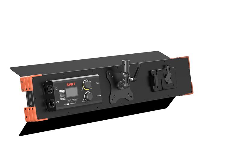 SWIT PL-S150L | 8:1 150W super-bright Soft Panel LED Light, 4800Lux, V-Mount, DMX, also ideal for 4K shooting, SWIT Free Design for Lighting Studios