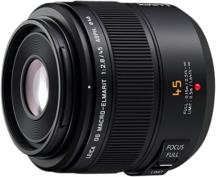 Panasonic Lens G 45mm f/2.8 Leica DG Macro Elmarit