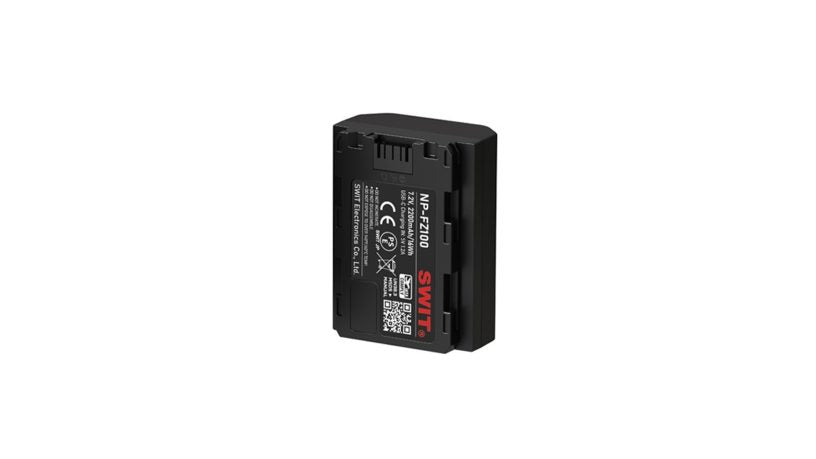 SWIT PowerCell NP-FZ100 | USB-C NP-FZ100 16Wh DC battery Outlasts the Originals, with Status Indicators, for DSLR/Mirrorless e.g. Sony Fx3/FX30, α7/α9 cameras