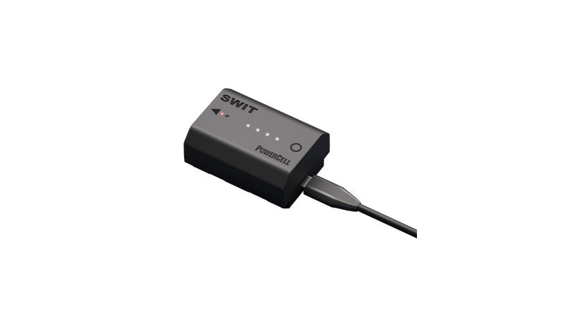SWIT PowerCell NP-FZ100 | USB-C NP-FZ100 16Wh DC battery Outlasts the Originals, with Status Indicators, for DSLR/Mirrorless e.g. Sony Fx3/FX30, α7/α9 cameras