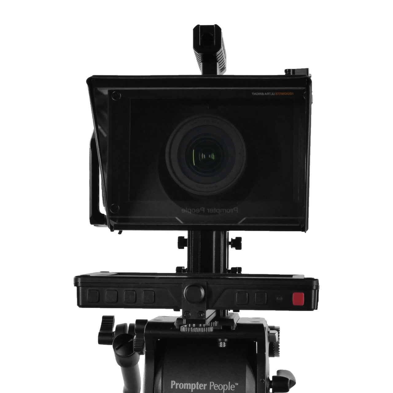 Pocket Cue V3- Compact And Modular Smart Phone Teleprompter With 1800 NIT Battery Capable 4K Monitor