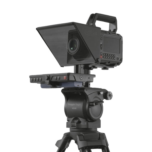 Pocket Cue V3- Compact And Modular Smart Phone Teleprompter With 1800 NIT Battery Capable 4K Monitor With Free Stand Kit