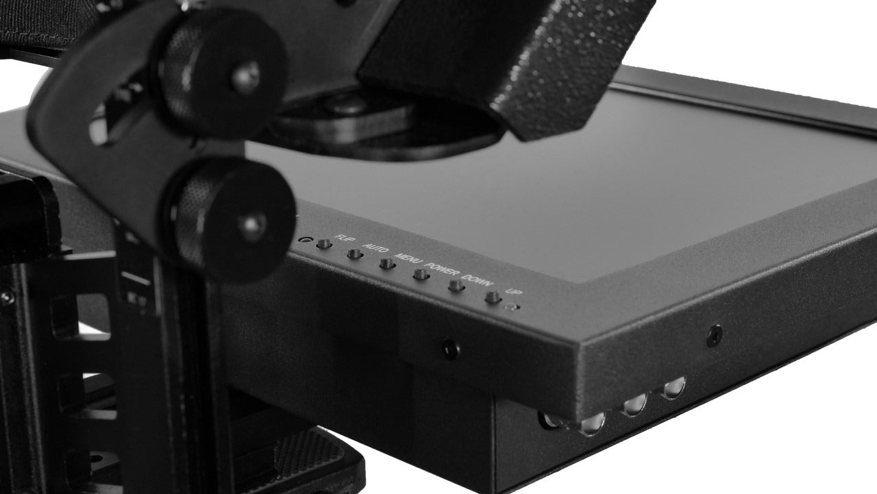 ProLine Plus 12" Freestanding Teleprompter With A Pro 400 NIT HDMI | 3G-SDI Teleprompter With 65/35 Optical Quality Glass | Free Professional Software Included