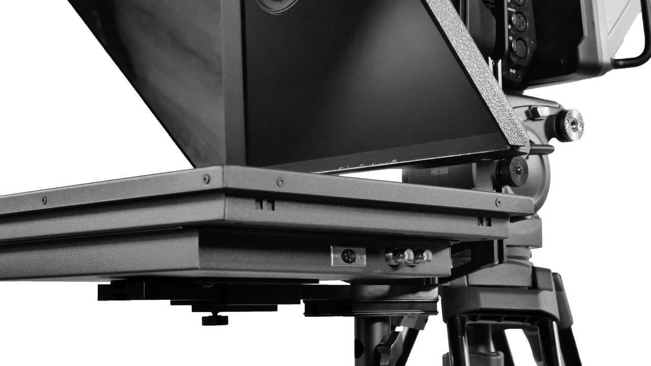 ProLine Plus 12" Freestanding Teleprompter With A Pro 400 NIT HDMI | 3G-SDI Teleprompter With 65/35 Optical Quality Glass | Free Professional Software Included