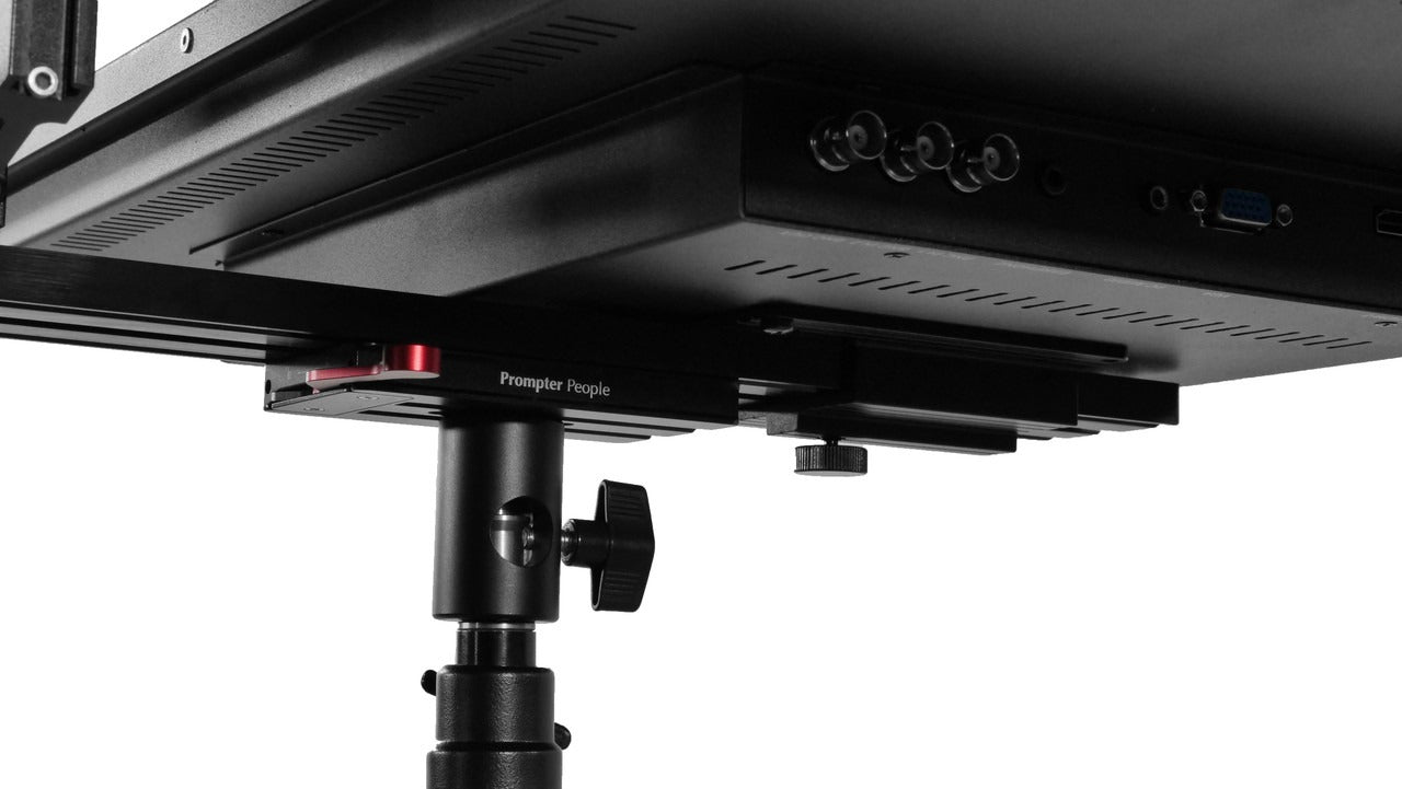 ProLine Plus 12" Freestanding Teleprompter With A Pro 400 NIT HDMI | 3G-SDI Teleprompter With 65/35 Optical Quality Glass | Free Professional Software Included