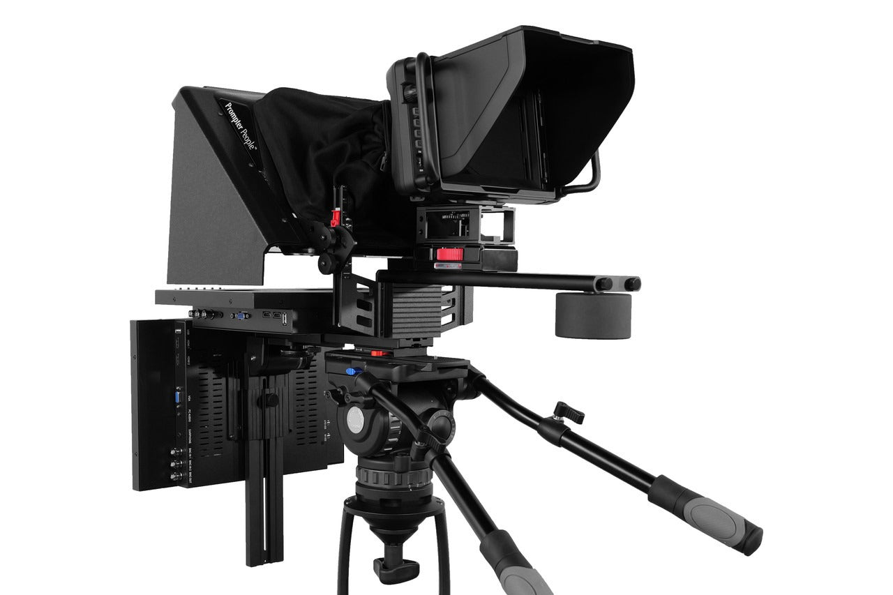ProLine Plus 12" Widescreen Teleprompter With 400 NIT, 3G-SDI/HDMI Monitor And 12" Talent Monitor