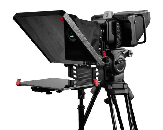 ProLine Plus 15" Widescreen FreeStand Teleprompter With 400 NIT, 3G-SDI/HDMI Monitor