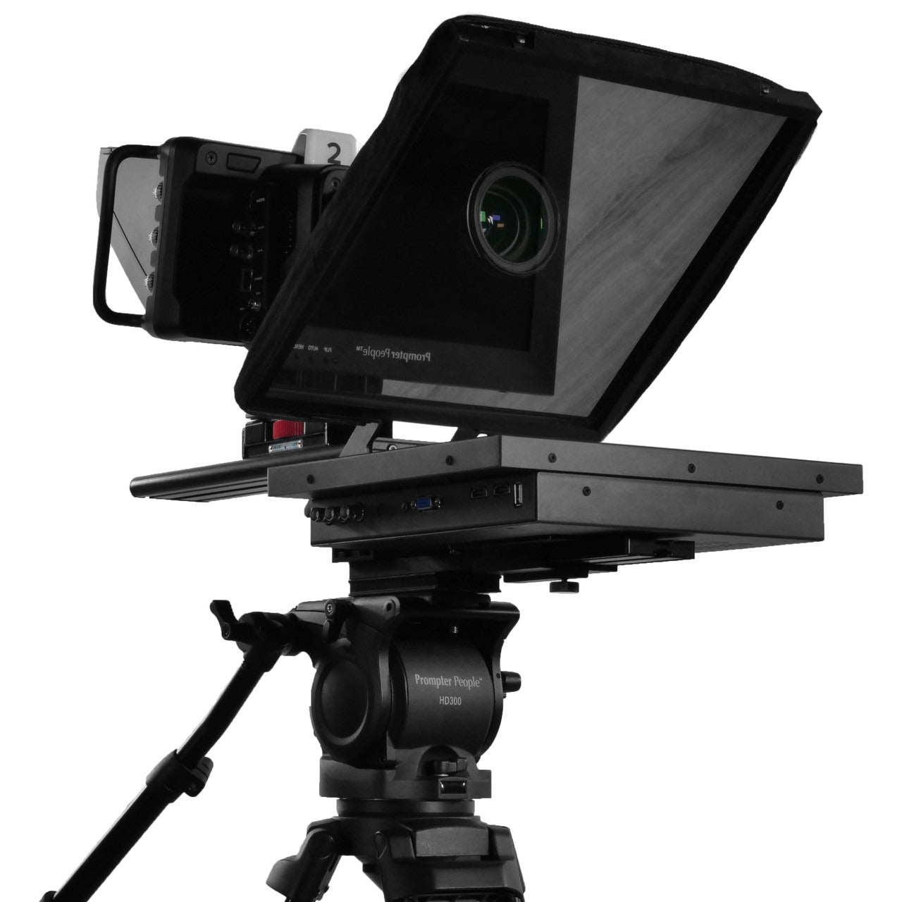 Prompter Pal Pro 10" Teleprompter Freestanding With 10" Auto-Reversing Monitor 65/35 Optical Quality Glass, FreeStand Kit | Free Professional Software Included