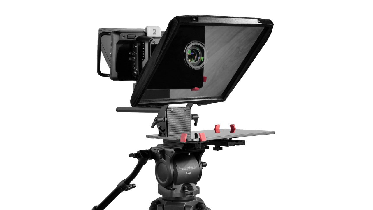 Prompter Pal Pro 10" iPad/Tablet Teleprompter With 65/35 Optical Quality Glass And TabGrabber Pro iPad/Tablet Cradle