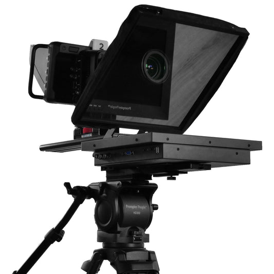 Prompter Pal Pro With 12" Pro 400 NIT HDMI | 3G-SDI Teleprompter With 65/35 Optical Quality Glass | Free Professional Software Included