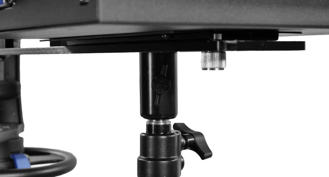 Q-Gear Pro 17" FreeStand Teleprompter With 17" 400 NIT Regularr Reversing 3G-SDI HDMI Monitor, 4 Pin XLR Locking Power Side Input, 65/35 Optical Quality Glass And Free Telescroll Software