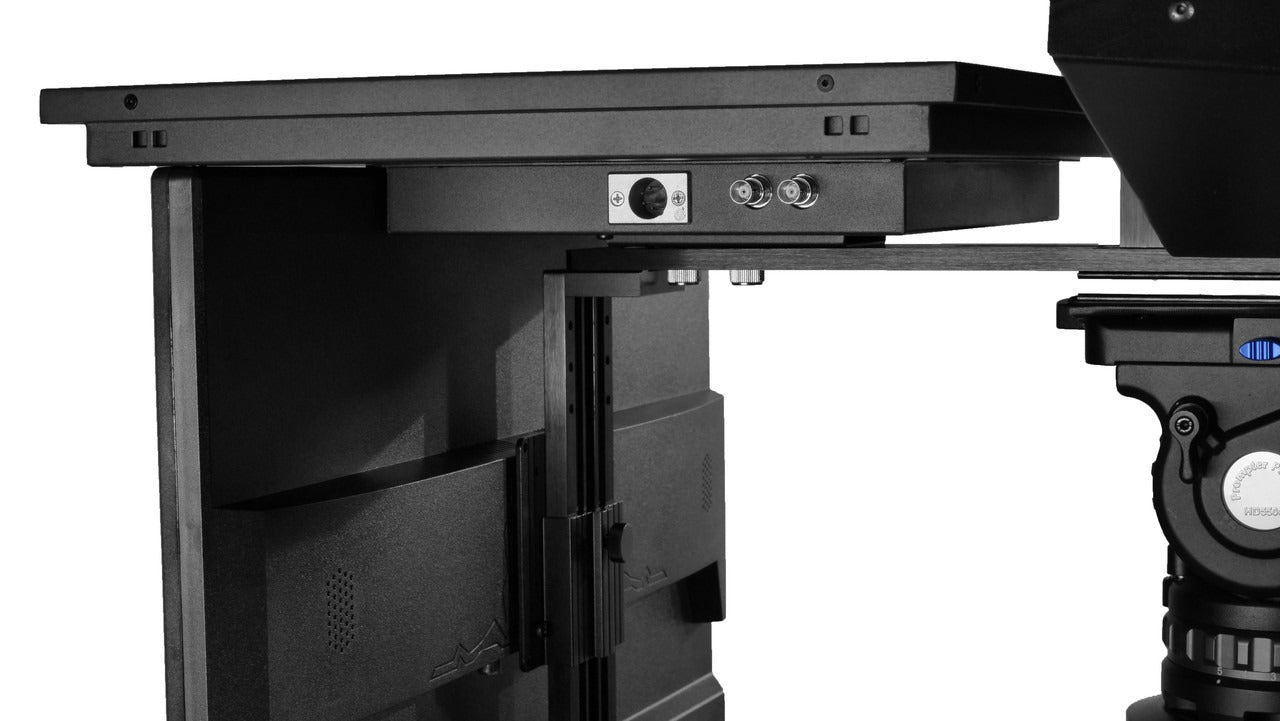 Robo PTZ Teleprompter 21.5" 16:9 3G-SDI, HDMI 400 NIT Pro Monitor With 22" RGB-IPS Talent Monitor