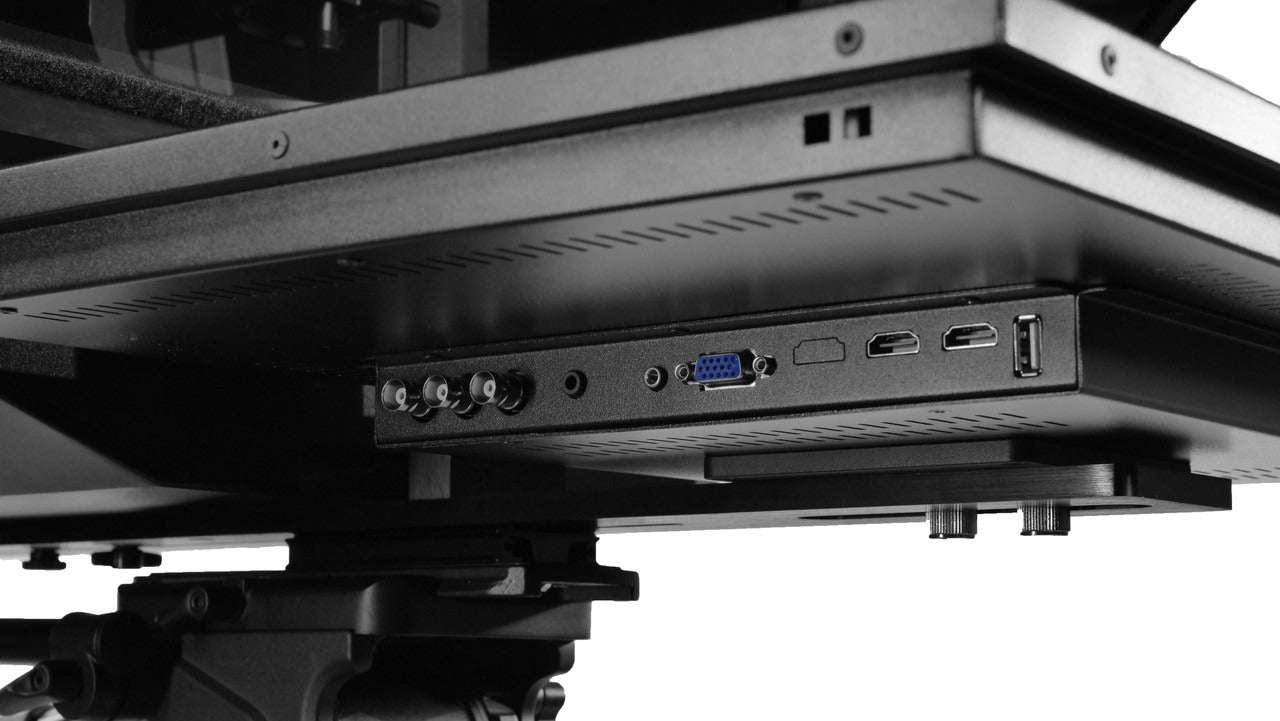 Robo PTZ Teleprompter With 21.5" 16:9 3G-SDI, HDMI 400 NIT Pro Monitor