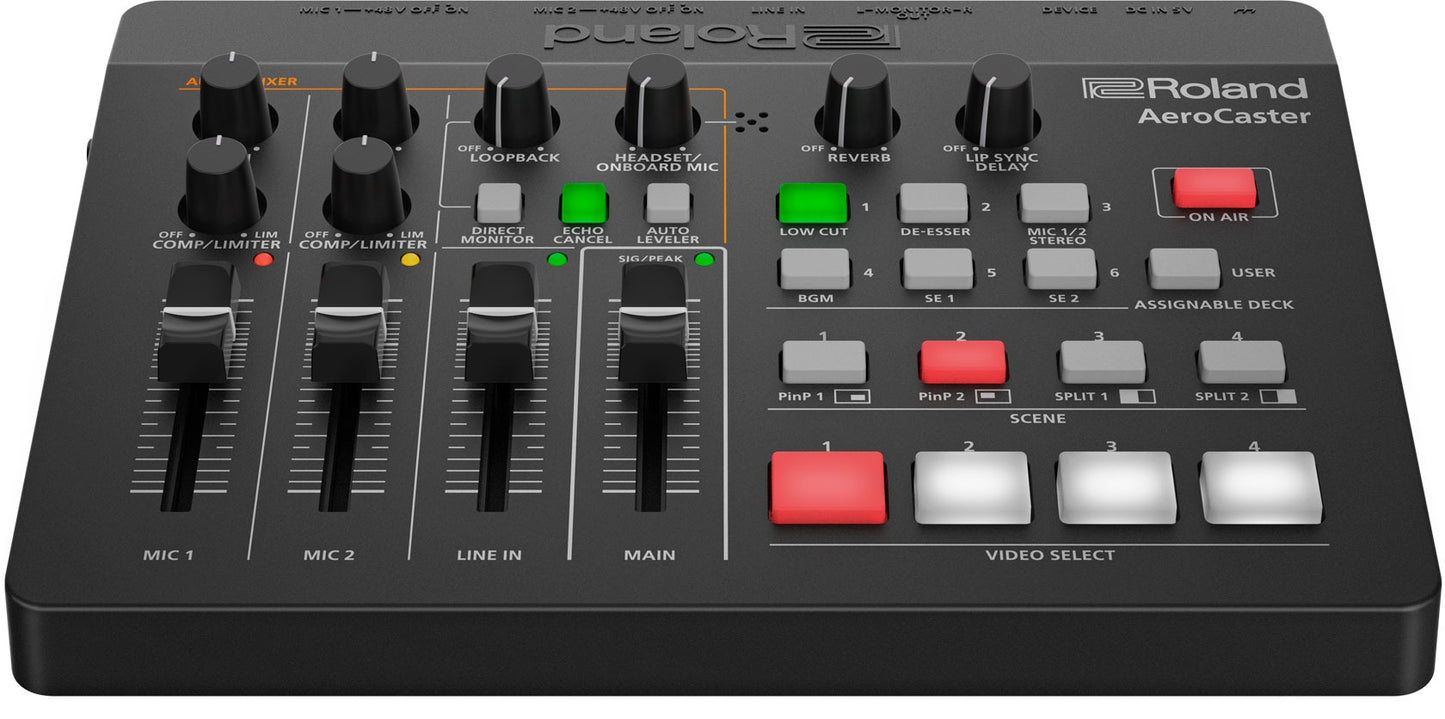 VRC-01 AeroCaster Hardware Control Surface & Audio Interface