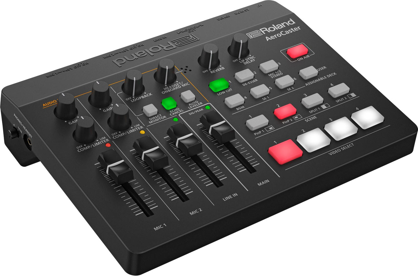 VRC-01 AeroCaster Hardware Control Surface & Audio Interface