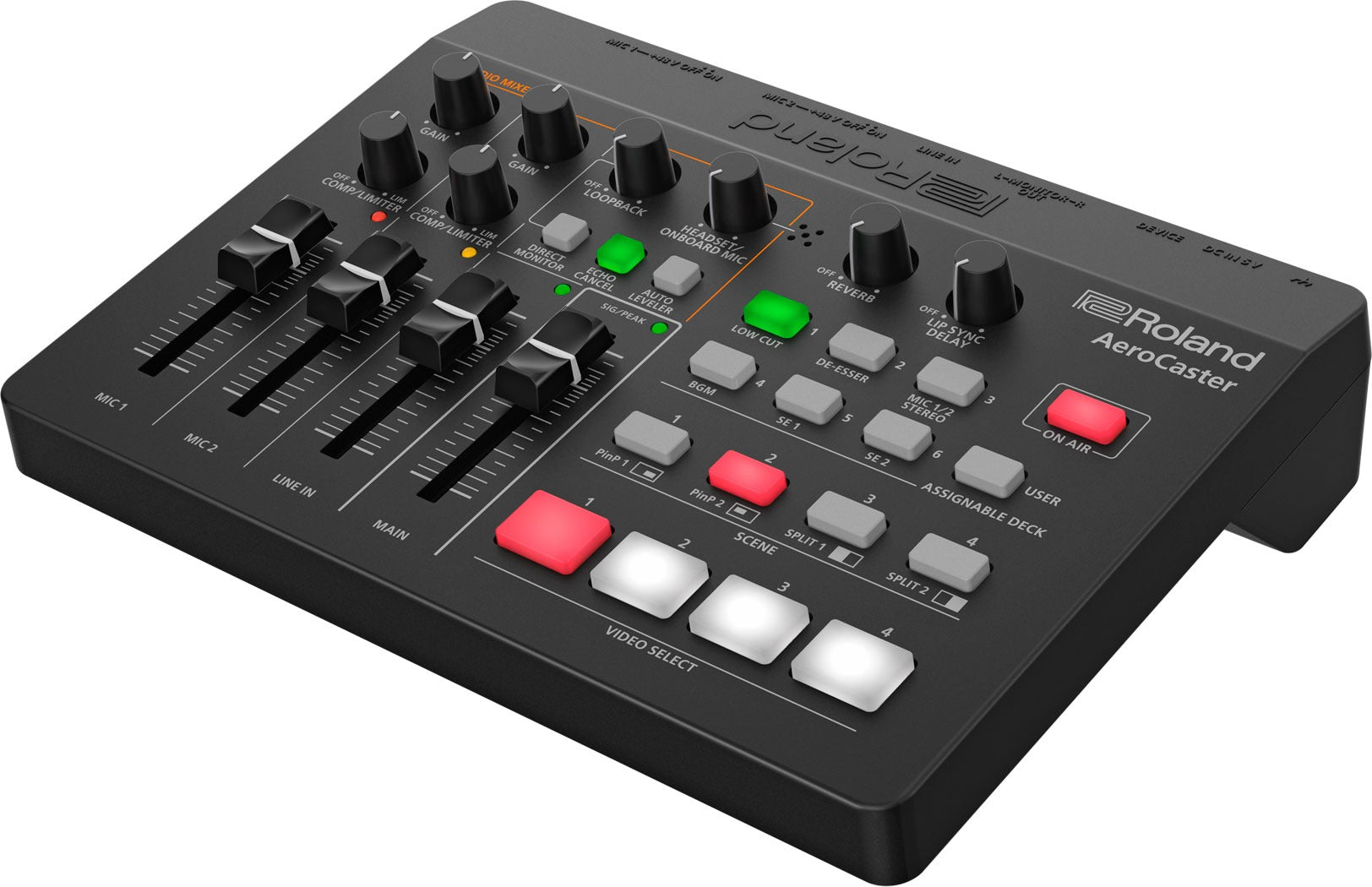 VRC-01 AeroCaster Hardware Control Surface & Audio Interface