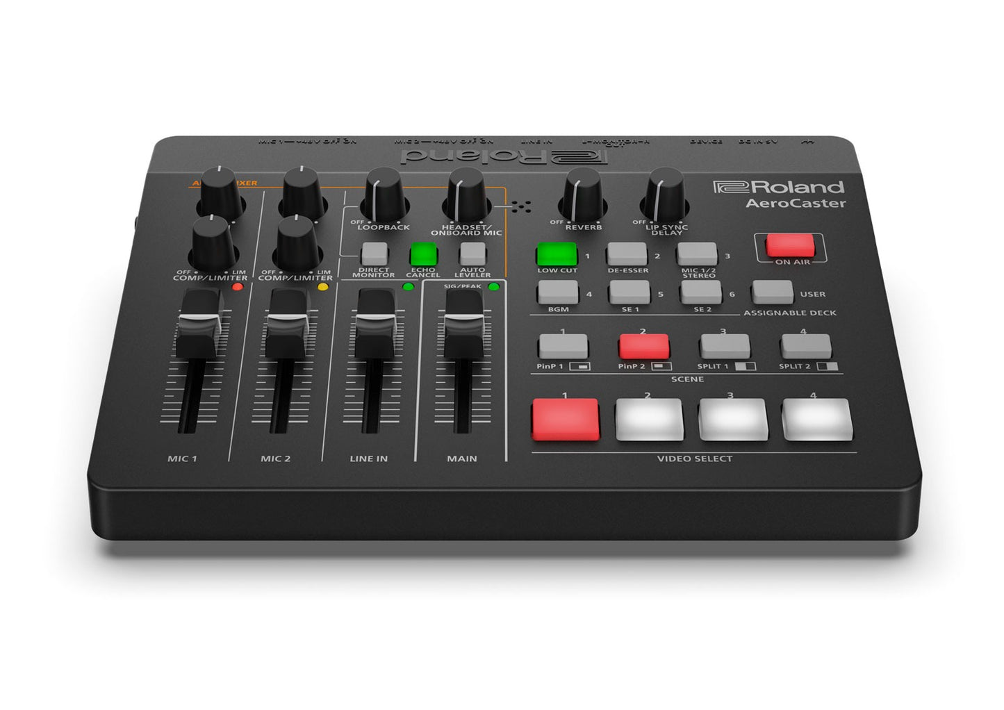 VRC-01 AeroCaster Hardware Control Surface & Audio Interface