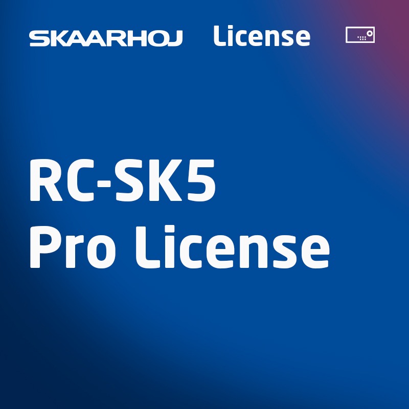SKAARHOJ RC-SK5 Pro License
