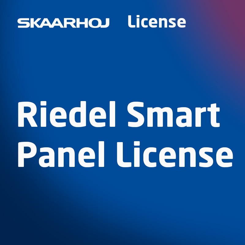 SKAARHOJ Riedel Smart Panel Reactor license