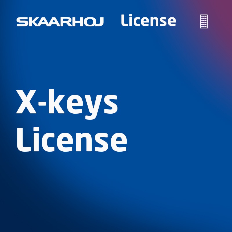 SKAARHOJ Xkeys Reactor license