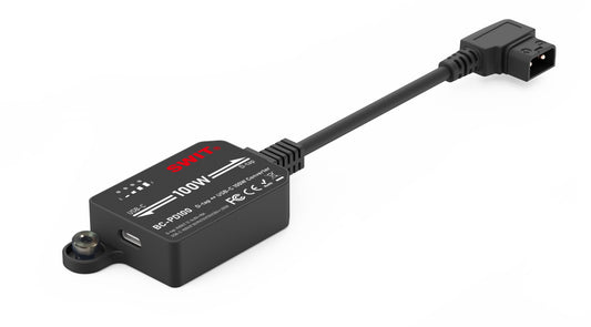 SWIT BC-PD100 | D-tap to USB-C 100W Bi-directional Converter Adaptor with screw bolt