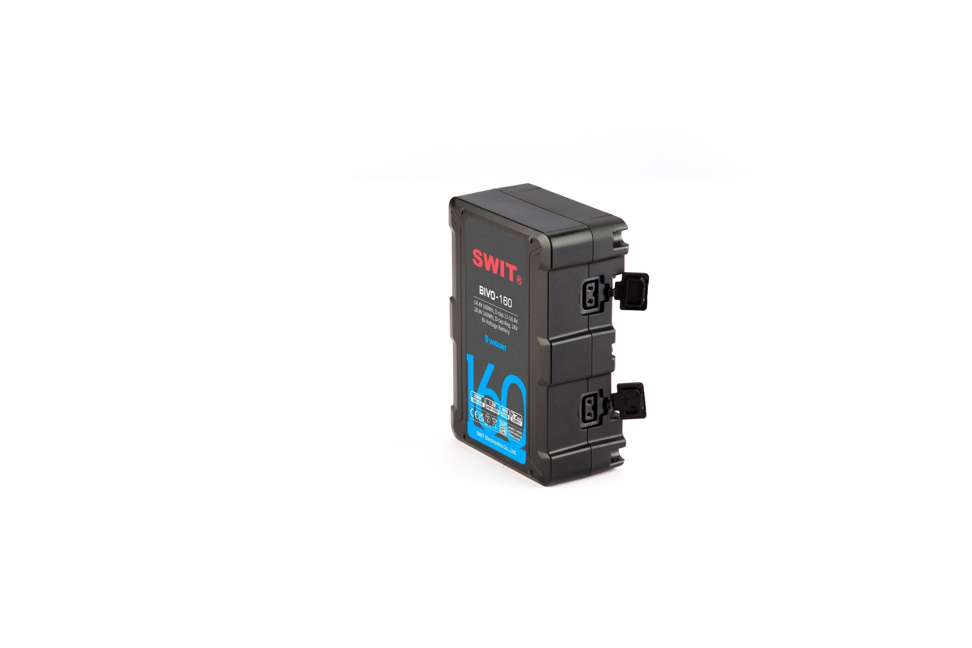 SWIT BIVO-160 | 160Wh 14V/28V 200W High Load B-Mount Battery with OLED and powerful 2xD-taps