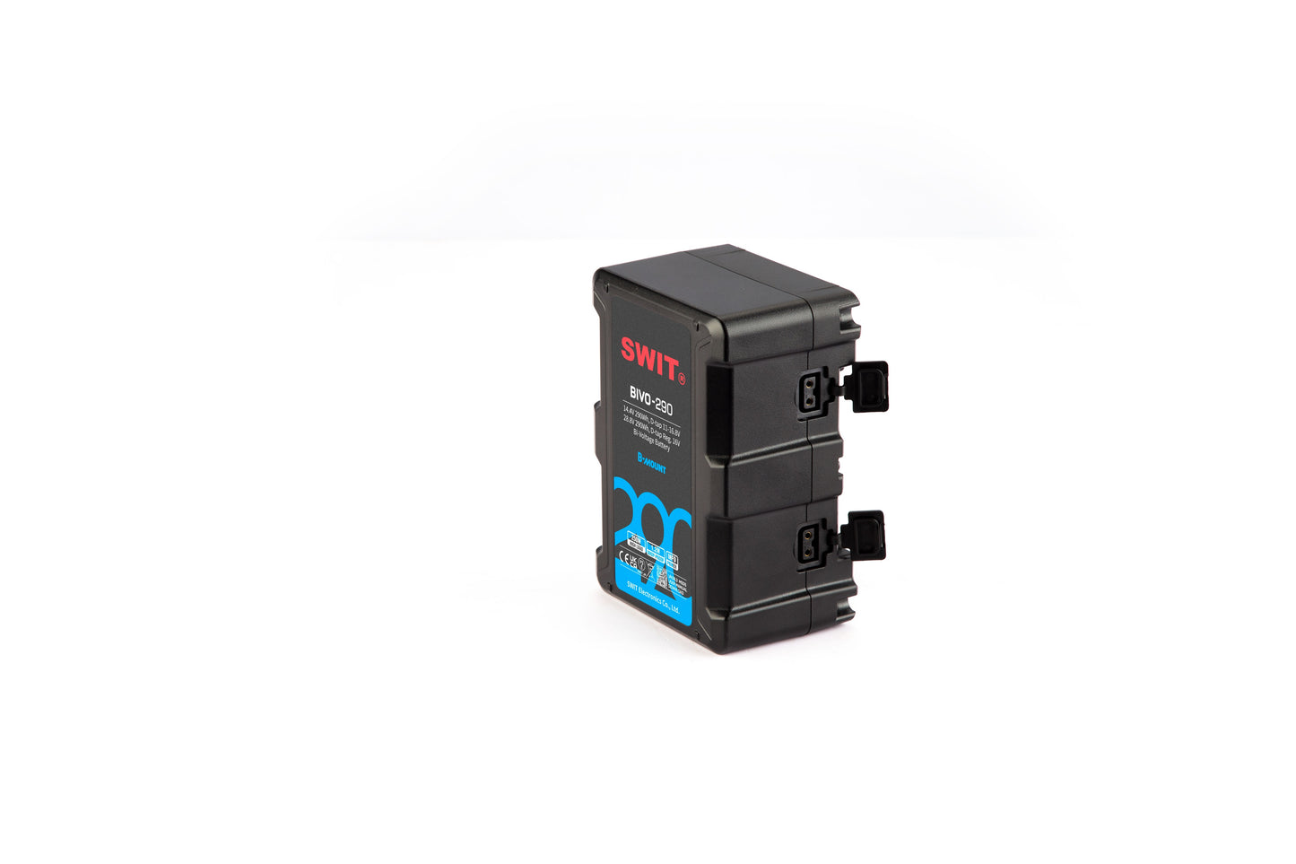 SWIT BIVO-290 | 290Wh 14V/28V 250W High Load B-Mount Battery with OLED and powerful 2xD-taps