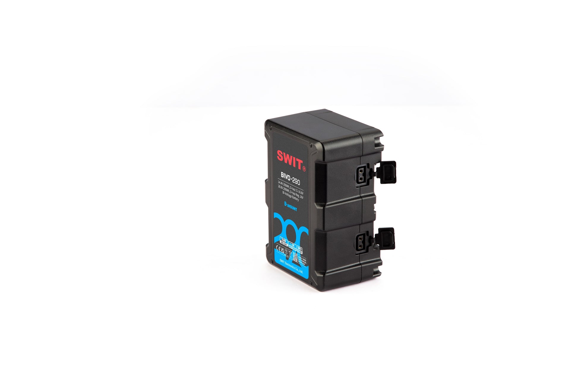 SWIT BIVO-290 | 290Wh 14V/28V 250W High Load B-Mount Battery with OLED and powerful 2xD-taps
