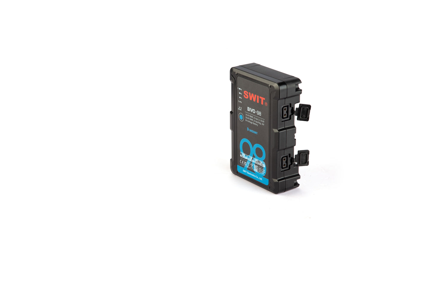 SWIT BIVO-98 | 98Wh 14V/28V 150W High Load B-Mount Battery with powerful 2xD-taps