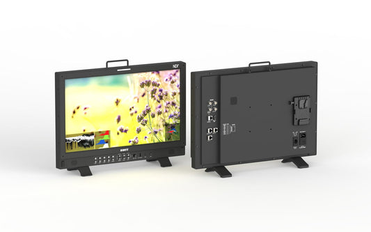 SWIT BM-245-NDI | 23.8" 4K-NDI QLED HDR 100%DCI-P3 Zero-Delay professional FHD Monitor with Auto-Calibration