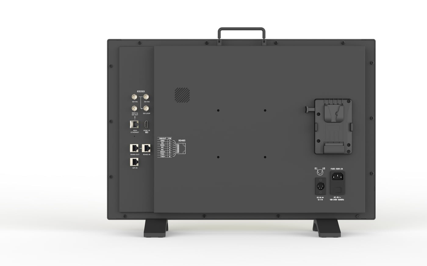 SWIT BM-245-NDI | 23.8" 4K-NDI QLED HDR 100%DCI-P3 Zero-Delay professional FHD Monitor with Auto-Calibration