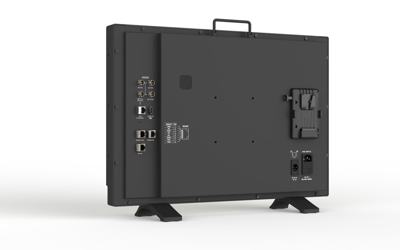 SWIT BM-245-NDI | 23.8" 4K-NDI QLED HDR 100%DCI-P3 Zero-Delay professional FHD Monitor with Auto-Calibration