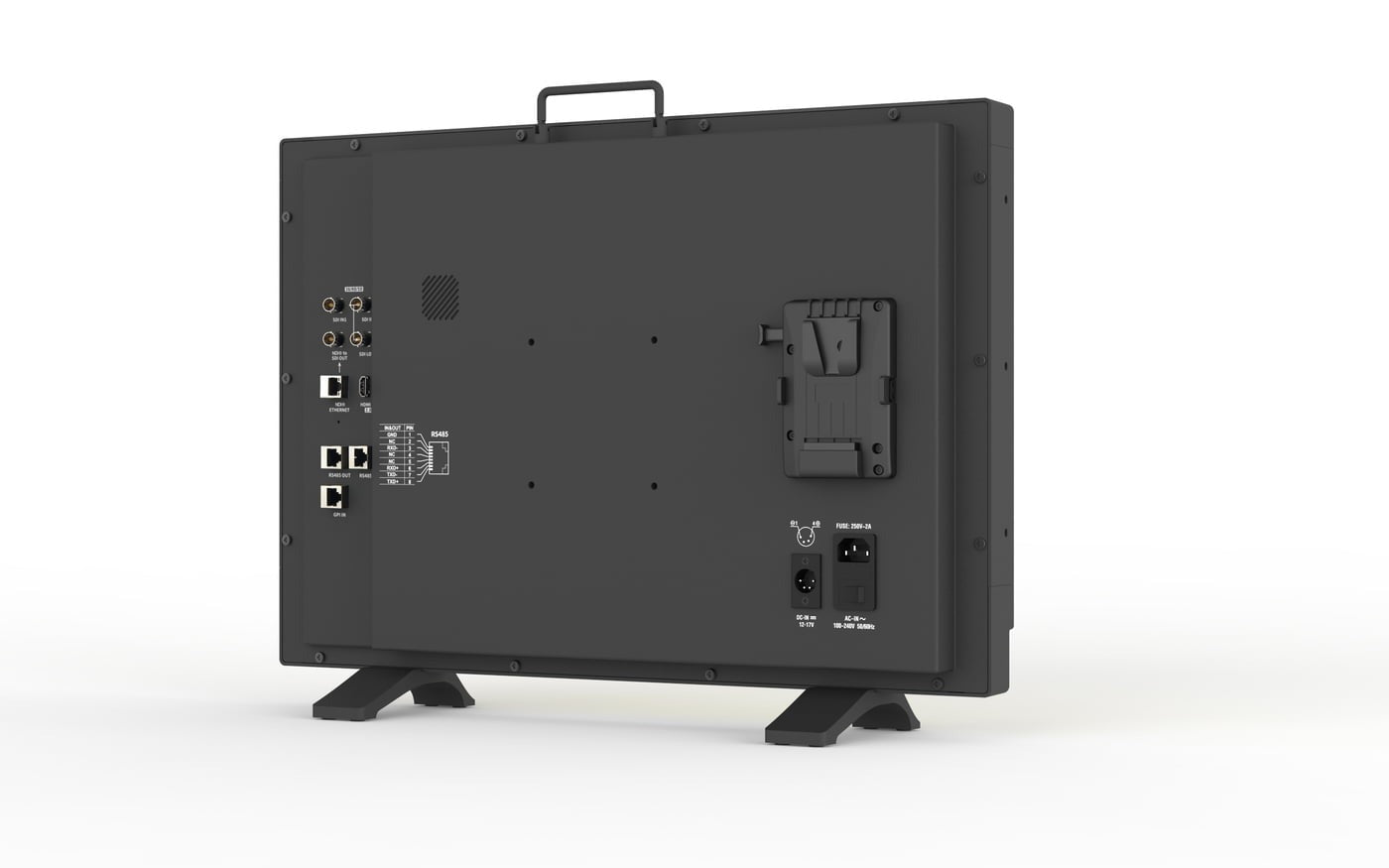 SWIT BM-245-NDI | 23.8" 4K-NDI QLED HDR 100%DCI-P3 Zero-Delay professional FHD Monitor with Auto-Calibration