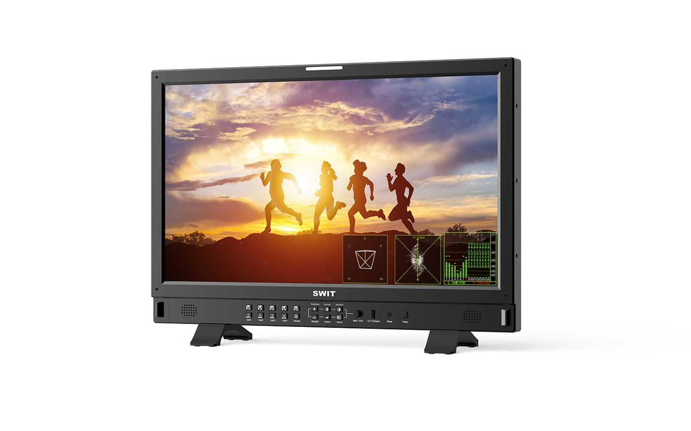SWIT BM-U245 | 23.8" 8K 4x12GSDI UHD HDR Zero-Delay Monitor