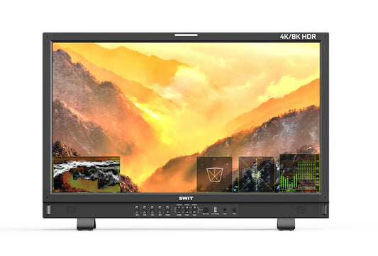 SWIT BM-U325HDR | 31.5" QLED 8K High-Bright 4x12GSDI HDR Zero-Delay DCI-4K Monitor with AI-Calibration. ---~3 months LeadTime if no stock