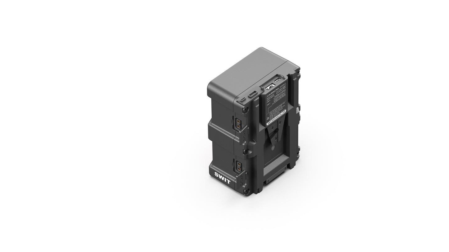 SWIT CIMO-290S | 290Wh 250W High Load V-Mount Battery with USB-C, OLED and powerful 2xD-taps, also ideal for long term use or high power draw lights