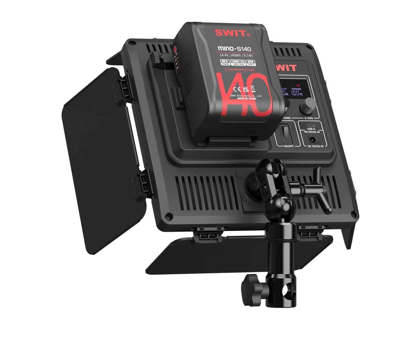 SWIT CL-40D | 40W High-Bright Ultra-Portable Easy-Setup Fanless Bi-color Panel Light