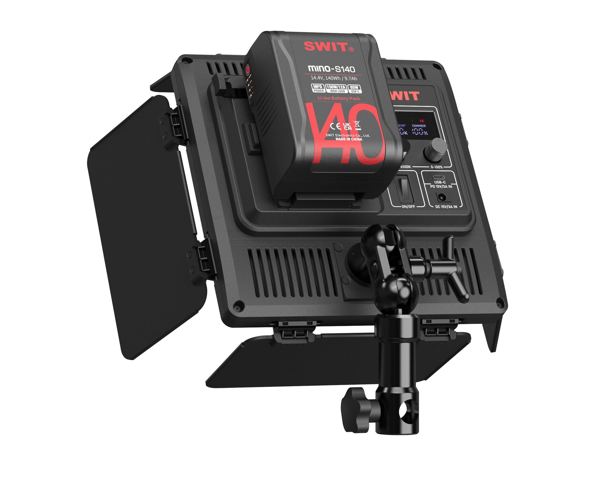 SWIT CL-40D | 40W High-Bright Ultra-Portable Easy-Setup Fanless Bi-color Panel Light