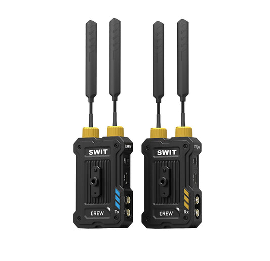 SWIT CREW | 4000feet(1200m) 3rd Gen. professional Wireless FHD Video Transmission with NP-F plate, Super Multicast, Super Anti-interference, No-delay