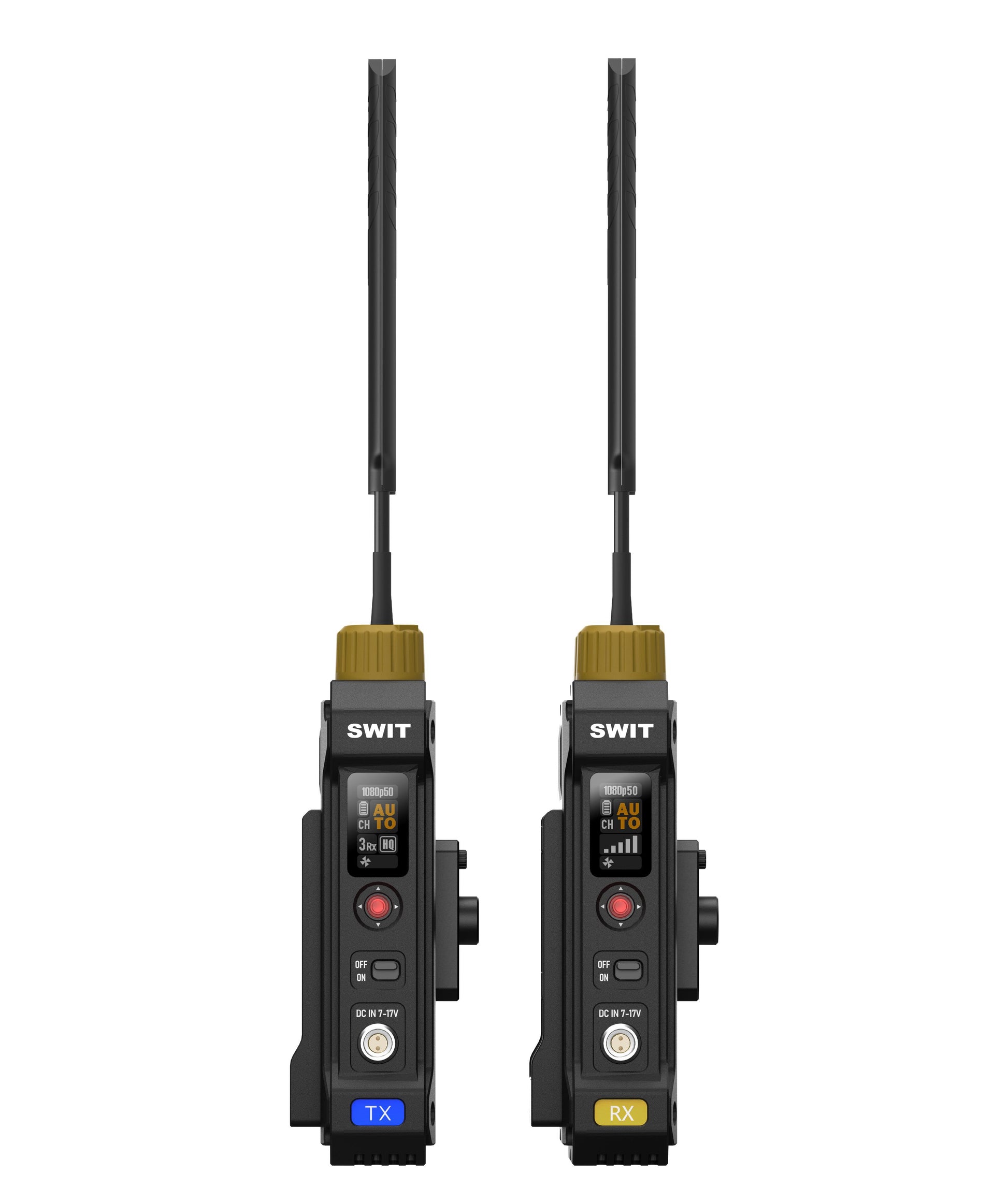 SWIT CREW | 4000feet(1200m) 3rd Gen. professional Wireless FHD Video Transmission with NP-F plate, Super Multicast, Super Anti-interference, No-delay