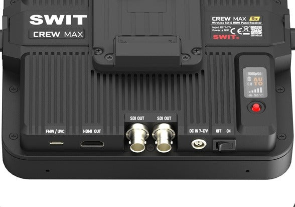 SWIT CREW MAX Rx | 10000feet(3000m) 3rd Gen. professional Wireless FHD Video Receiver, Super Anti-interference, No-delay