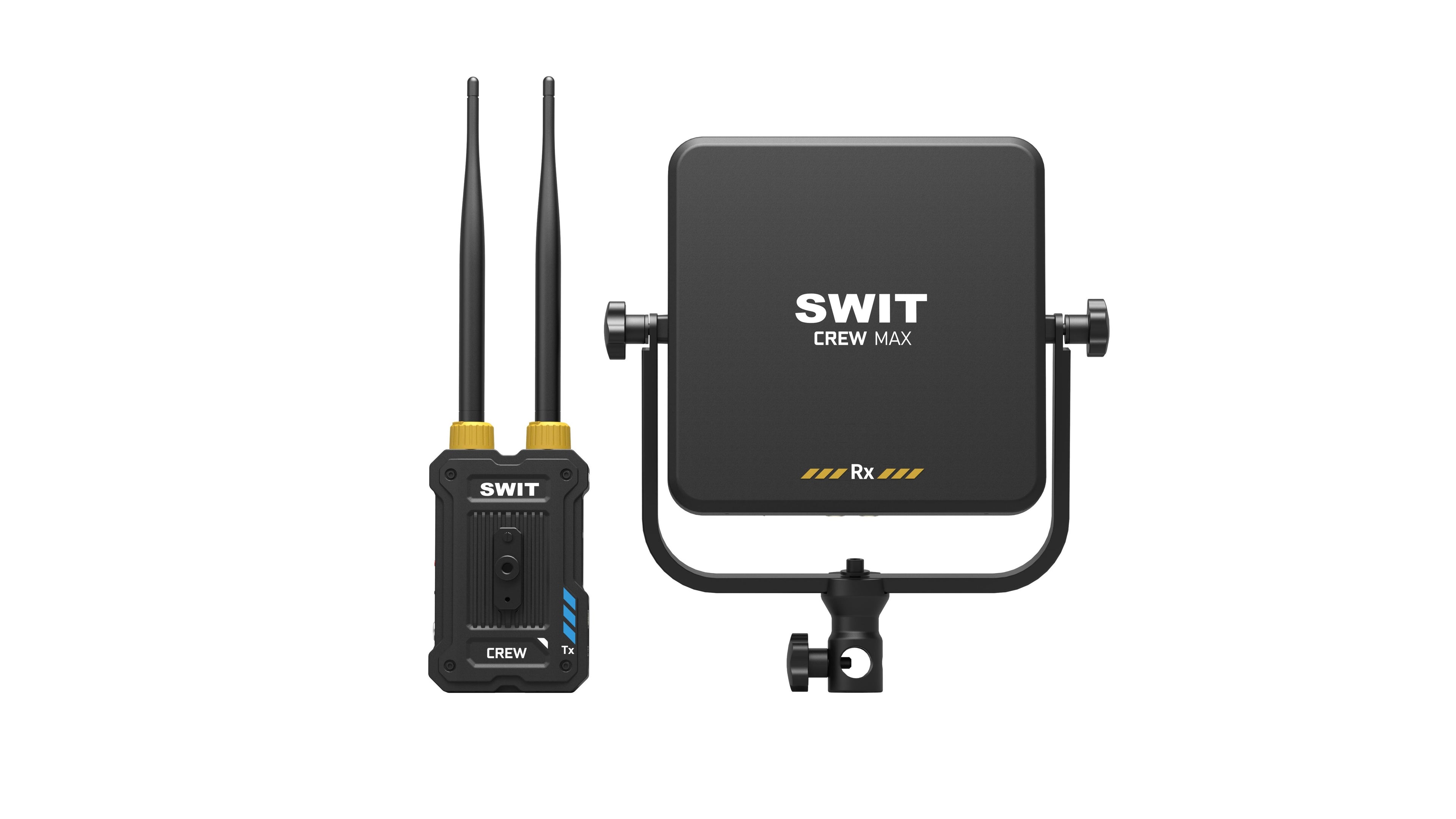 SWIT CREW MAX | 10000feet(3000m) 3rd Gen. professional Wireless FHD Video Transmission with Tx NP-F plate, Super Multicast, Super Anti-interference, No-delay