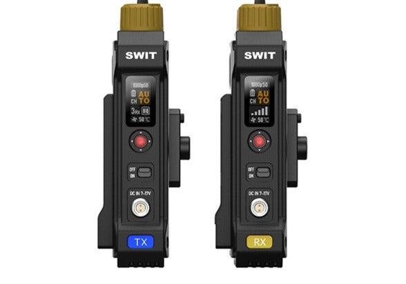 SWIT CREW Rx | 4000feet(1200m) 3rd Gen. professional Wireless FHD Video Receiver with NP-F plate, Super Anti-interference, No-delay