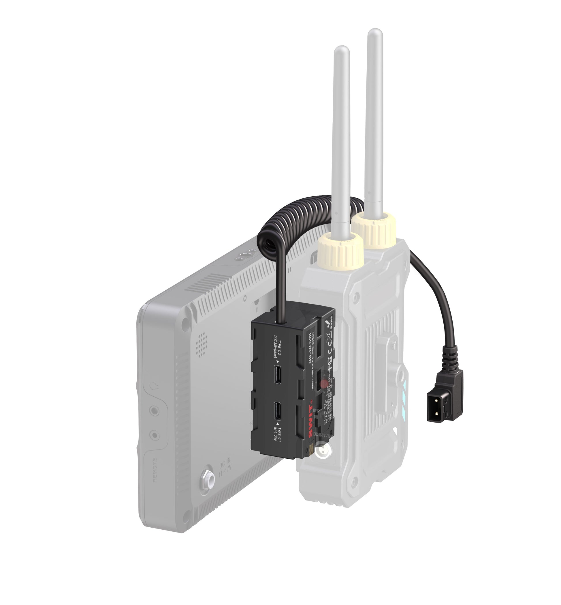 SWIT DB-DF570 | Dual Side NP-F Dummy Battery with USB-C