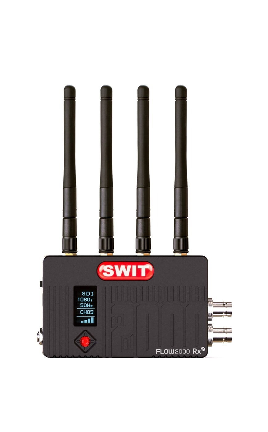 SWIT FLOW2000 Rx | 2000feet(600m) new generation Wireless FHD Video Receiver, Super Anti-interference, No-delay