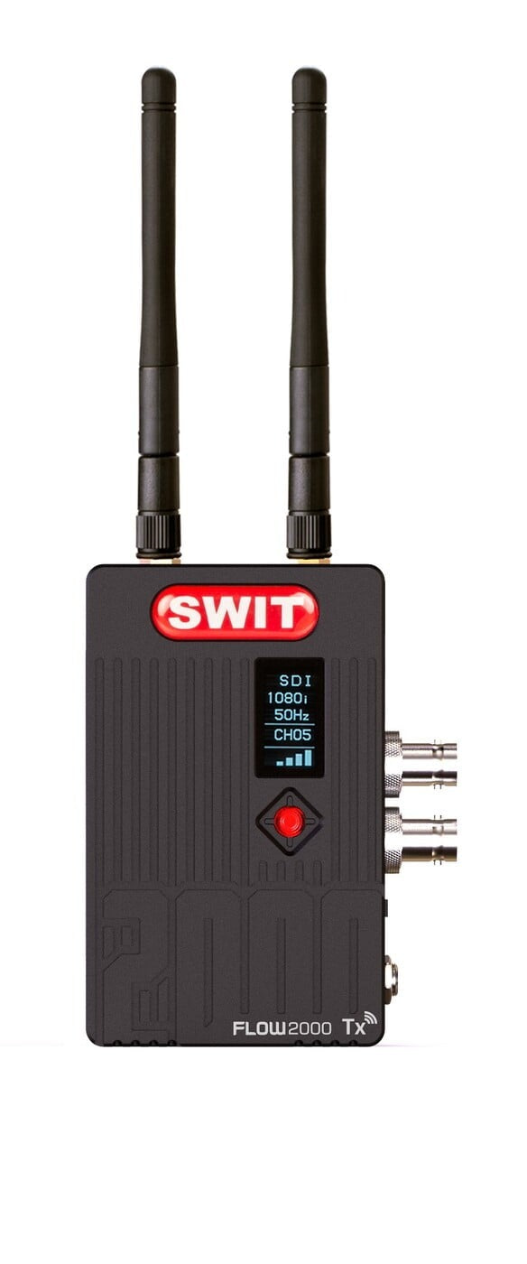 SWIT FLOW2000 Tx | 2000feet(600m) new generation Wireless FHD Video Transmitter, Super Anti-interference, No-delay