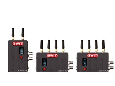 SWIT FLOW500 Tx+2Rx | 500feet(150m) new generation Wireless FHD Video 1 Transmitter with 2 Receviers, Super Anti-interference, No-delay