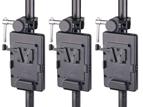 SWIT FL-C60D 3KIT | Set of 3 x 60W LED Spotlight, 25000lux, V-Mount, DMX