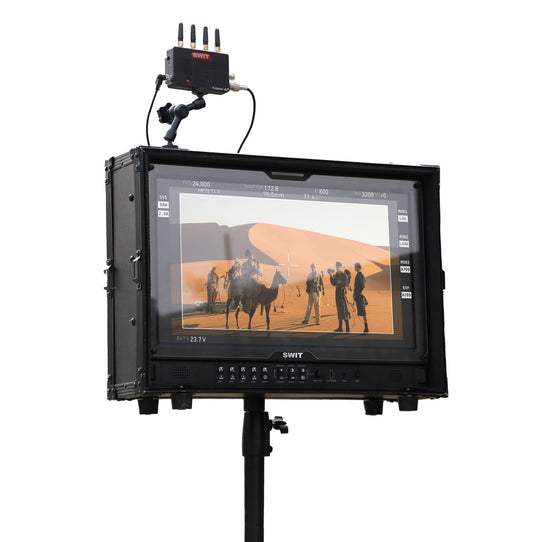 SWIT FM-215HDR | 21.5" professional High-bright FHD Field Monitor with flight case and VESA-tripod adaptor and 12G-SDI 4K QD-LED HDR 100%DCI-P3 Zero-Delay AI-Calibration
